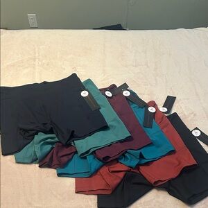 Bally Women's Bike Shorts - Black, Teal, Burgundy, Blue, Red, Navy NWT